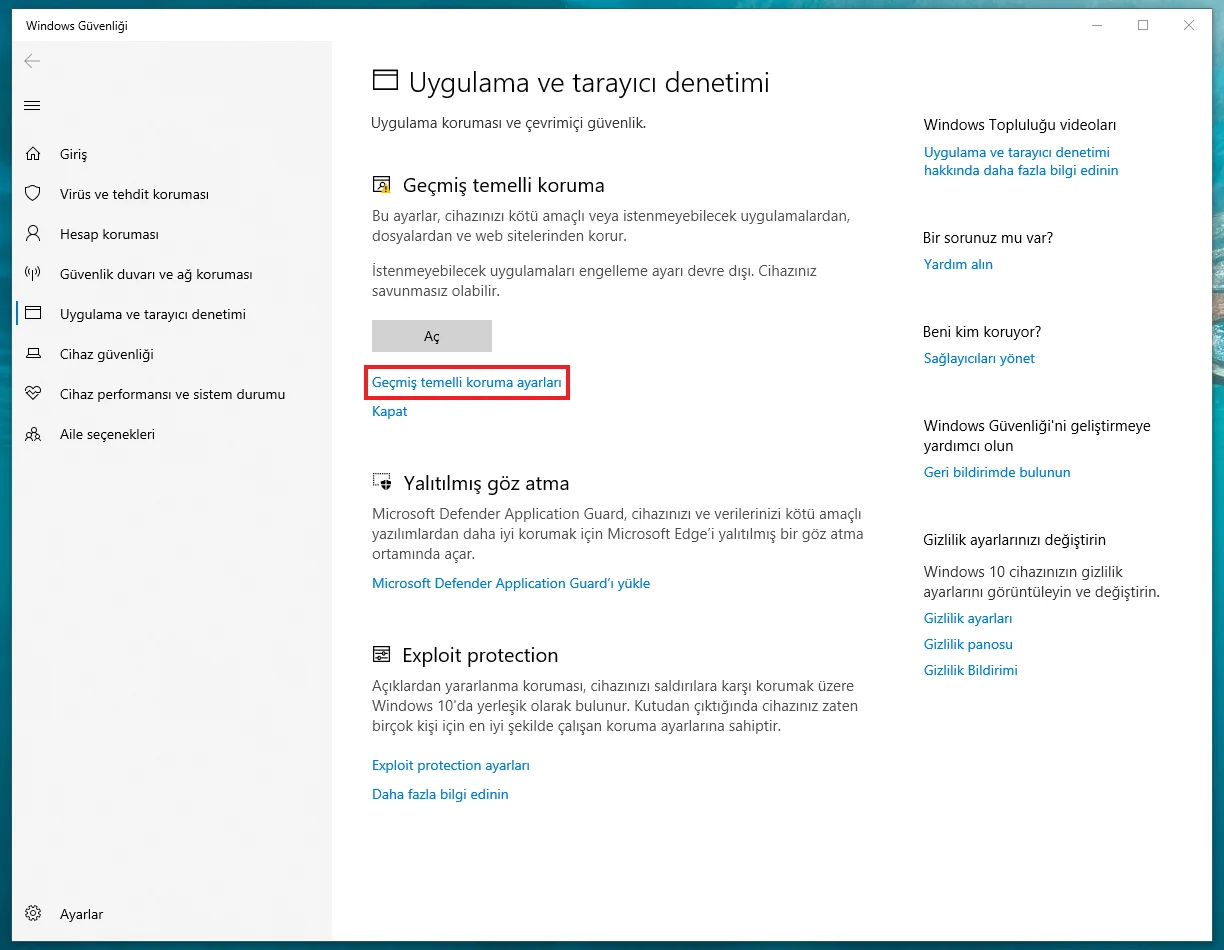 SMARTSCREEN NASIL KAPATILIR WINDOWS 10 2 - SmartScreen Nasıl Kapatılır Windows 10