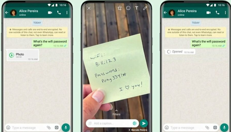 WhatsApp ta Bir Kez Görüntüle Mesajı Nasıl Gönderilir