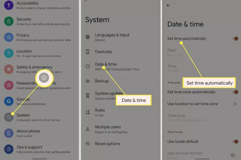 androidde saat nasil degistirilir 4 - Android'de Saat Nasıl Değiştirilir?