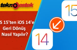 iOS 15'ten iOS 14'e Düşürme