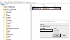 2 - Web Kamerası Açıldıgında Nasıl bildirim alabiliriz ?