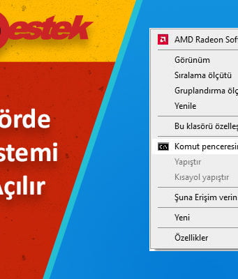 Windows 10'da Bir Klasörde Komut İstemi Nasıl Açılır