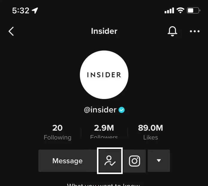 Screenshot 20 1 - TikTok'ta birini takip etme veya takibi bırakma veya aynı anda birden fazla hesabın takibini bırakma