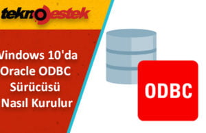 Windows 10'da bir Oracle ODBC sürücüsünü nasıl kurabilirim?