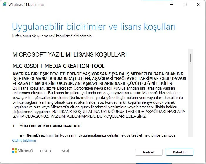 000250 - Windows 11 Önyüklenebilir USB Sürücüsü Nasıl Yapılır