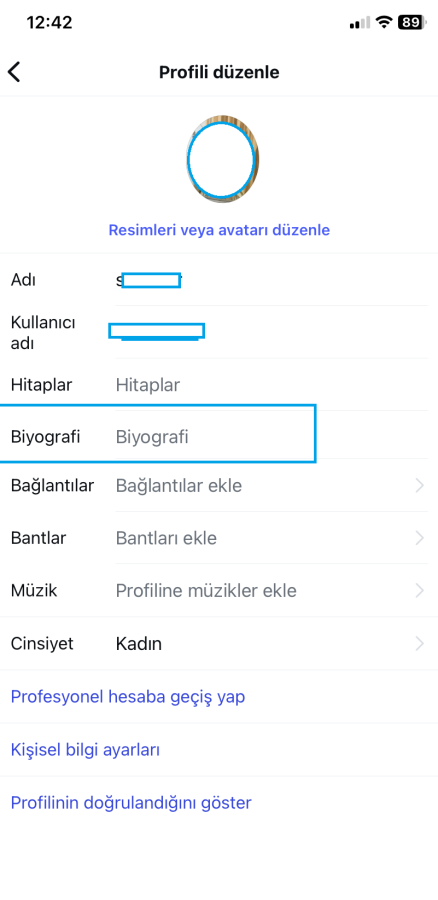 TikTok Linkini Instagram'a Ekleme