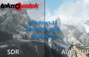 Windows 11 Otomatik HDR'yi Nasıl Açarım