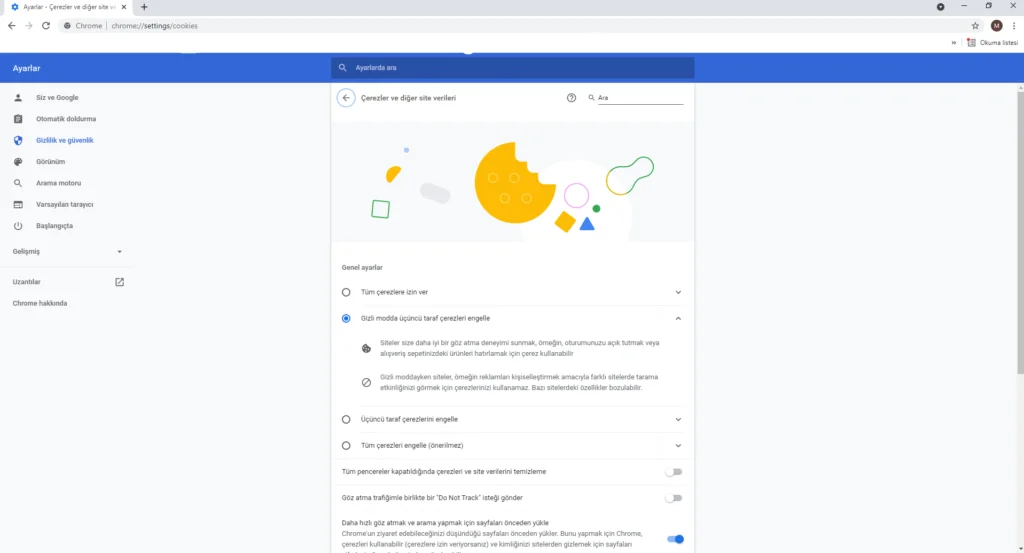 cookies - Telefonlarınızda ve Tarayıcılarınızda Çerezleri Nasıl Etkinleştirirsiniz?