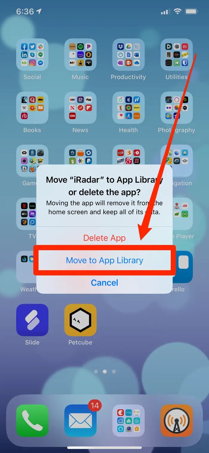 iPhone'da Uygulama Kütüphanesi Bulma ve Kullanma