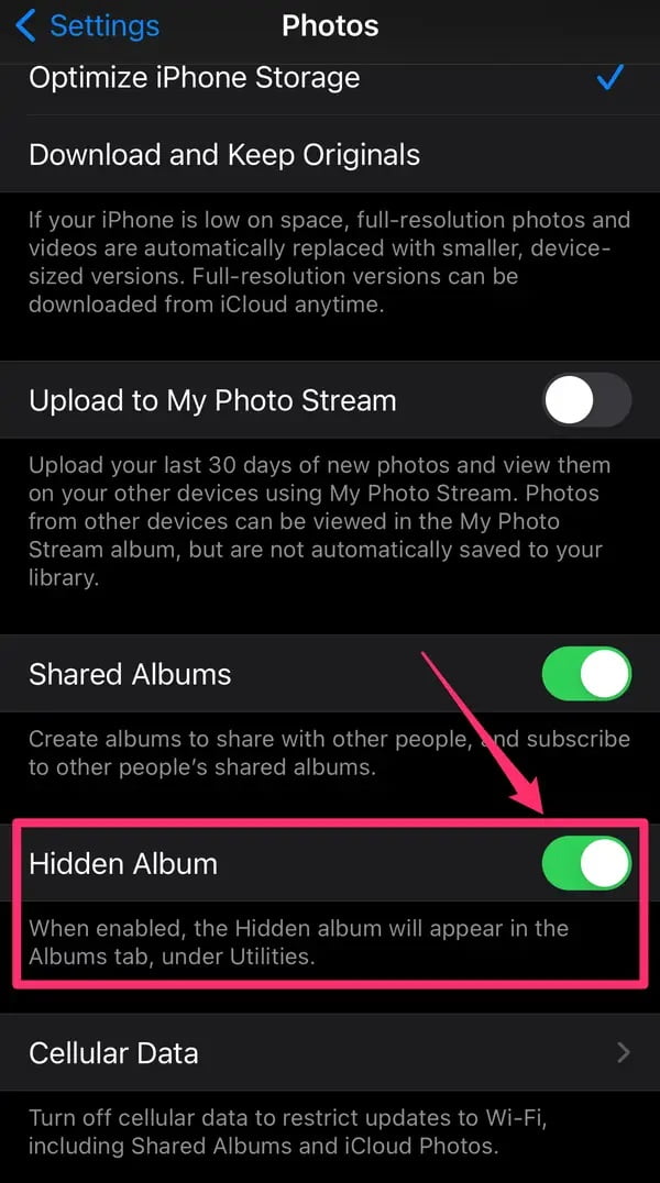 iPhoneda Ozel Fotograflari veya Videolari Gizleme ve Sifreleme 5