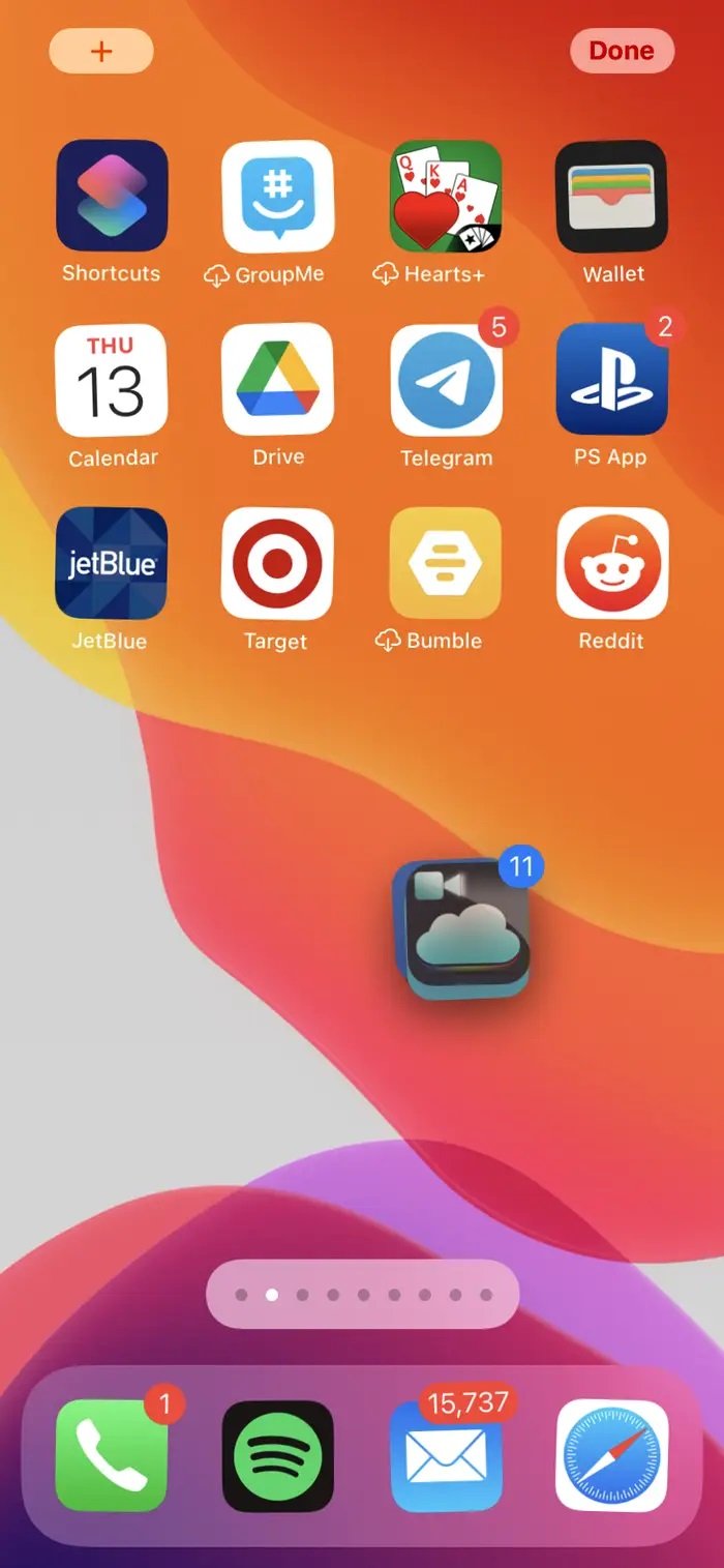 iPhone'daki Uygulamaları Klasörler Halinde Düzenleme