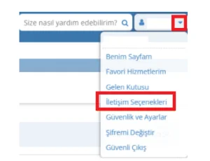 1 iletisim secenekleri - E-devlet Telefon Numarası Doğrulama