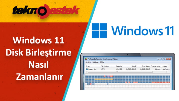 Windows 11 Disk Birleştirme Nasıl Zamanlanır