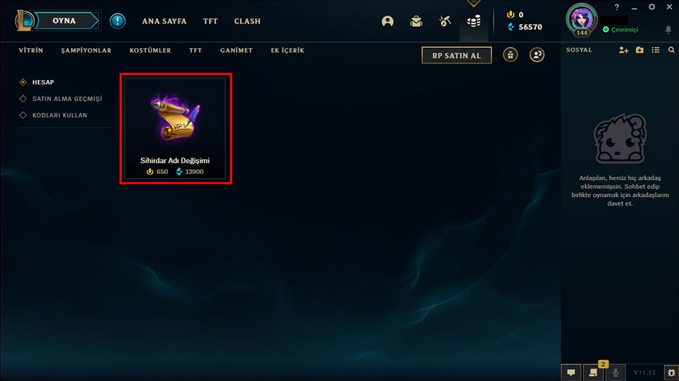 League of Legends Sihirdar Adı Nasıl Değiştirilir? league of legends sihirdar adi nasil degistirilir 04 - League of Legends Sihirdar Adı Nasıl Değiştirilir?