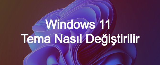 Windows 11 Tema Değiştirme