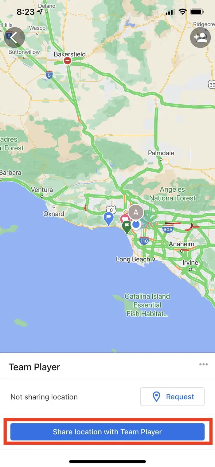 Google Haritalar'da Konum Paylaşan Birini Takip Etme