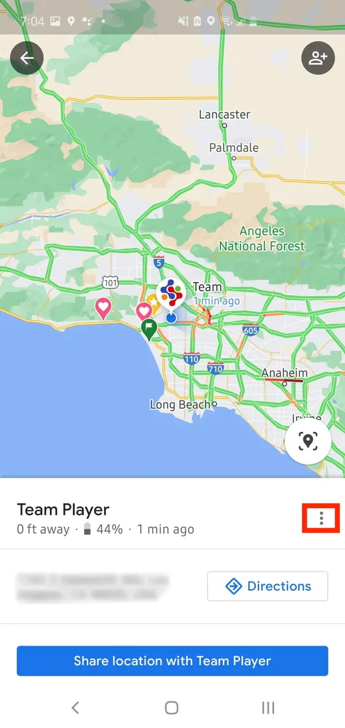 Google Haritalar'da Konum Paylaşan Birini Takip Etme