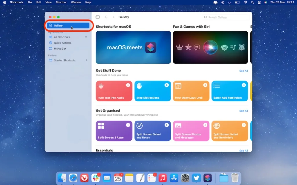 MacOS Monterey'de Kısayollar Nasıl Çalıştırılır?