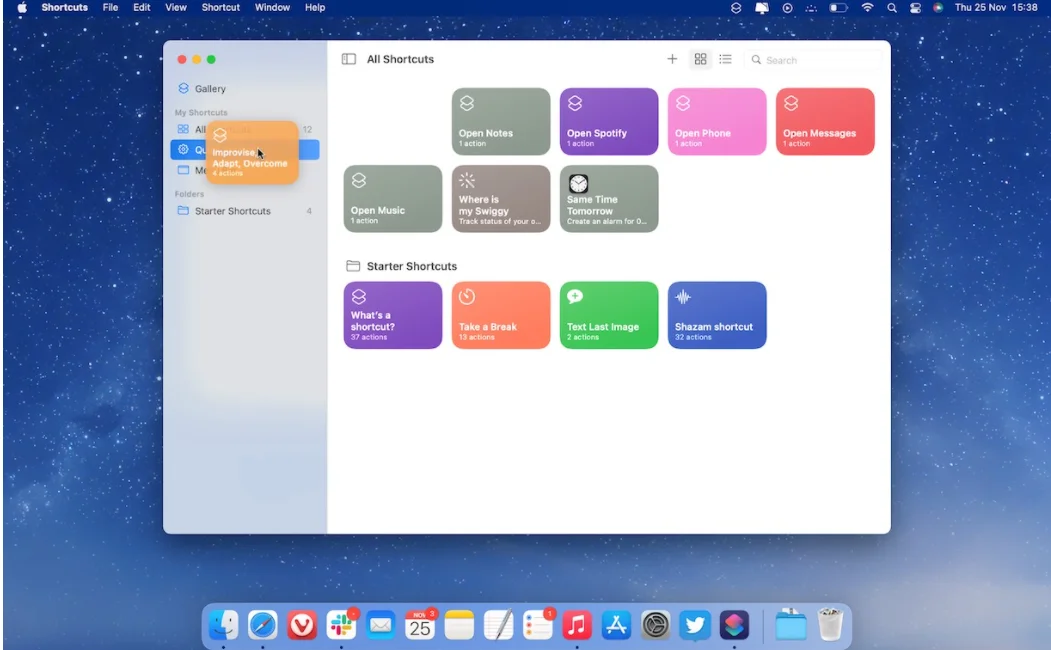 MacOS Monterey'de Kısayollar Nasıl Çalıştırılır?