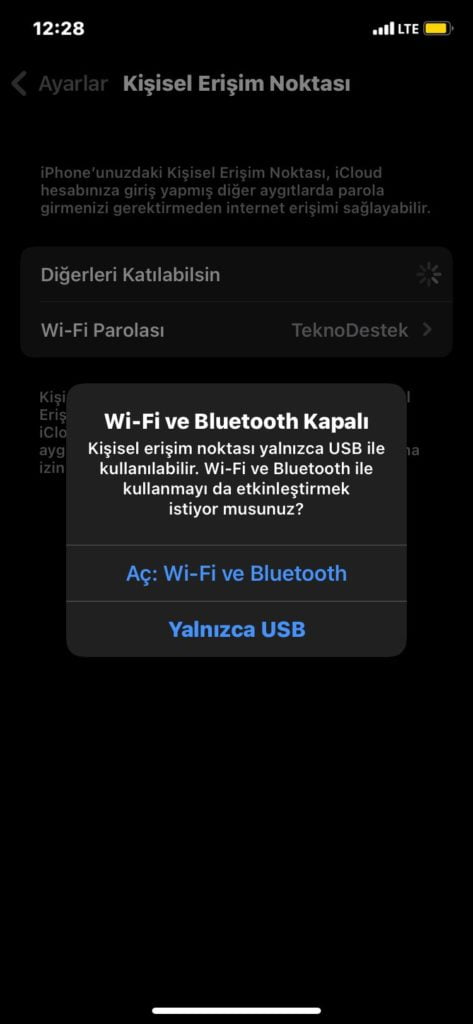 Iphone Internet Paylasimi Nasil Yapilir 3