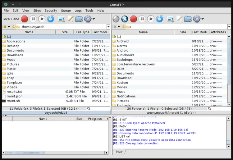 Linux için En İyi 5 FTP İstemcisi 2 - Linux için En İyi 5 FTP İstemcisi
