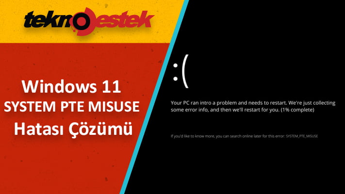 Windows 11'de SYSTEM PTE MISUSE Hatasını Nasıl Düzeltebilirim