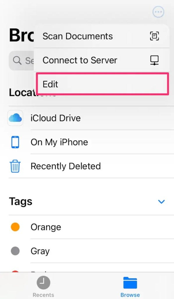 iPhoneda Dosyalar Uygulamasiyla iCloud Drivea Nasil Erisilir 10