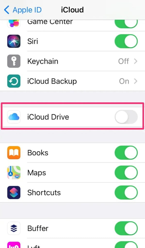 iPhoneda Dosyalar Uygulamasiyla iCloud Drivea Nasil Erisilir 3