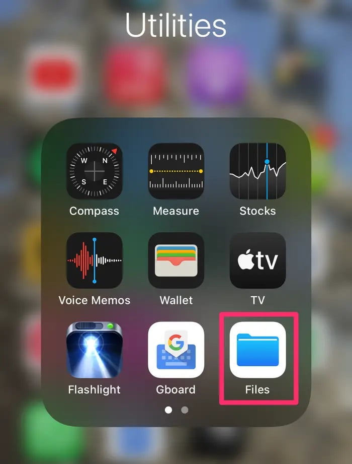 iPhoneda Dosyalar Uygulamasiyla iCloud Drivea Nasil Erisilir 9