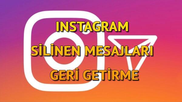 9999999999999999999999 - Instagram Silinen Mesajları Geri Getirme ?