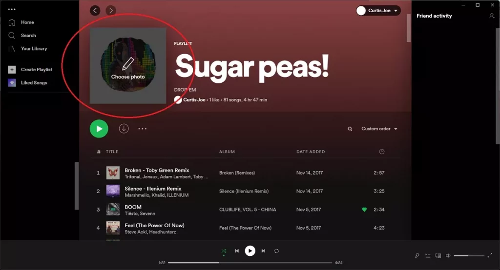 spotify calma listesi 3 - Spotify çalma listesi resmi değiştirme