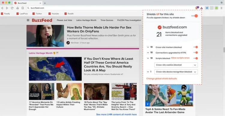 Brave Browser'ın Popüler Olması Nedenleri Brave Browser Tracking Protection - Brave Browser'ın Popüler Olması Nedenleri