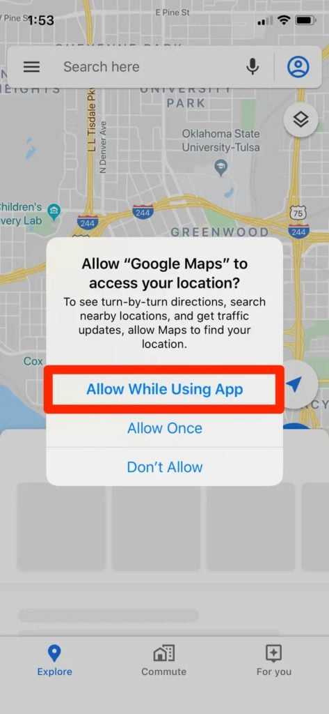 Google Haritalar ile iPhone ve Android Arasinda Konum Paylasma 1