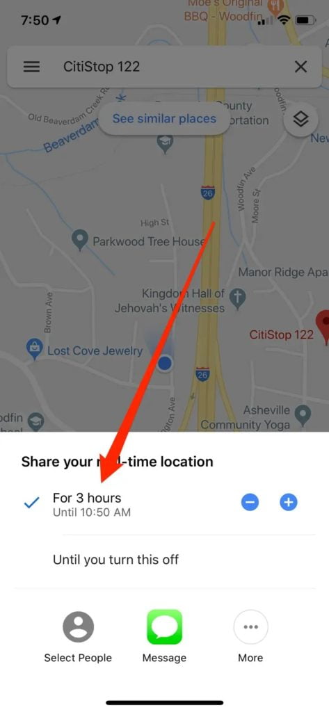 Google Haritalar ile iPhone ve Android Arasinda Konum Paylasma 3