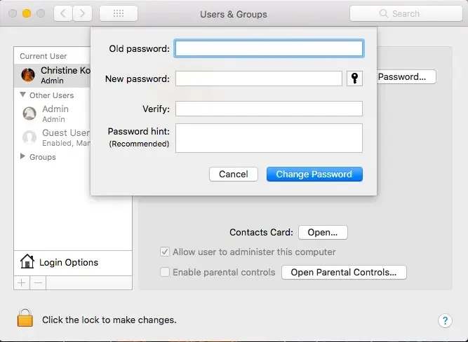 Mac Şifresi Nasıl Değiştirilir veya Sıfırlanır? Mac Sifresi Nasil Degistirilir veya Sifirlanir 3 - Mac Şifresi Nasıl Değiştirilir veya Sıfırlanır?