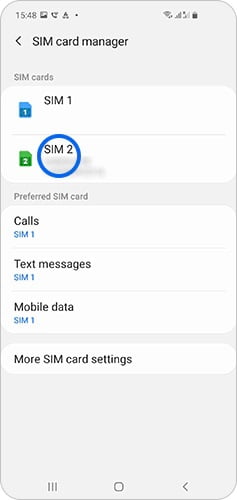 Samsung Telefonlarda Cift SIM Kart Ayarlari 5