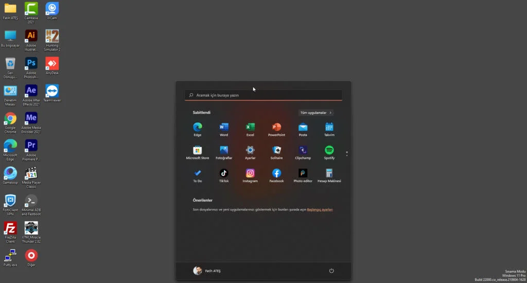 Windows 11 Animasyonlar Nasıl Devre Dışı Bırakılır Windows 11'de animasyonları nasıl devre dışı bırakabilirim?