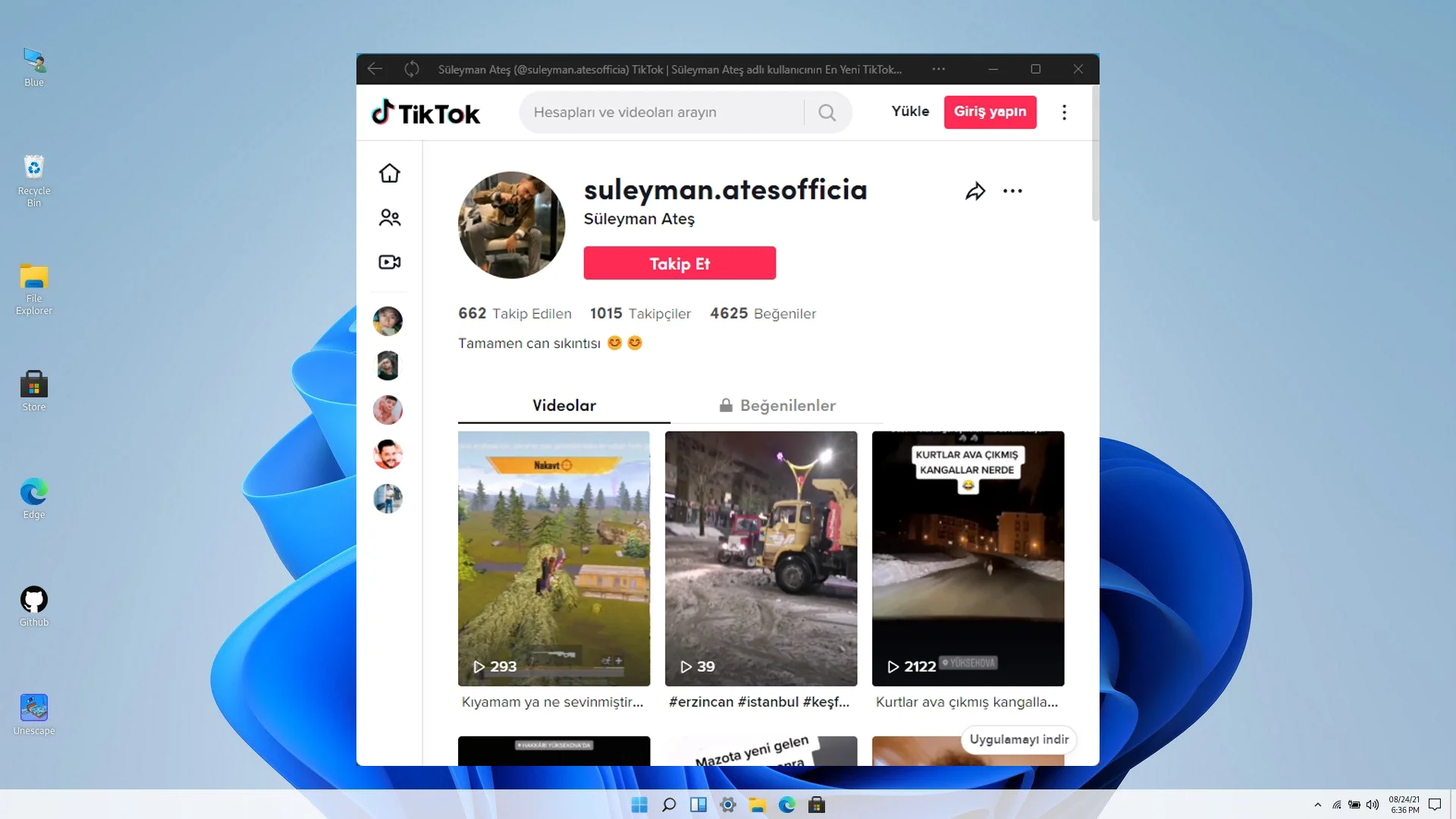 Windows 11 Bilgisayara TikTok Nasıl Yüklenir