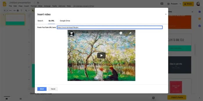 Google Slaytlar Sunum Dosyasina Muzik veya Video Ekleme 1