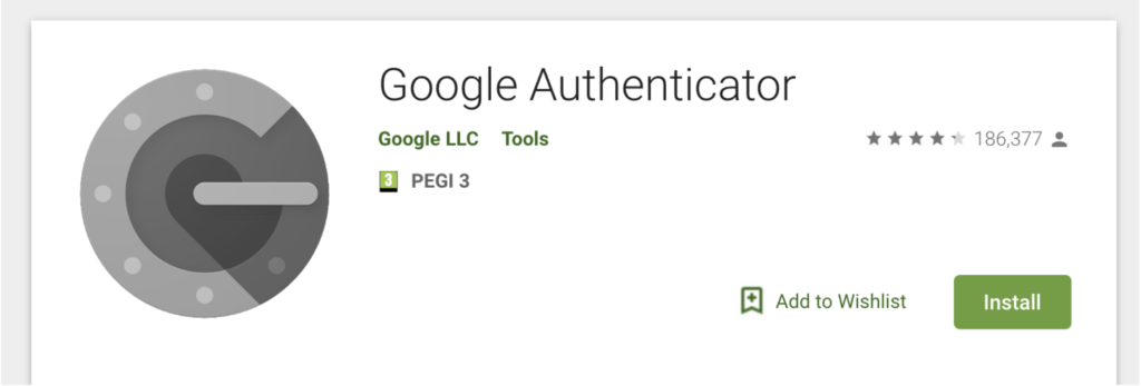 google authenticator kapak