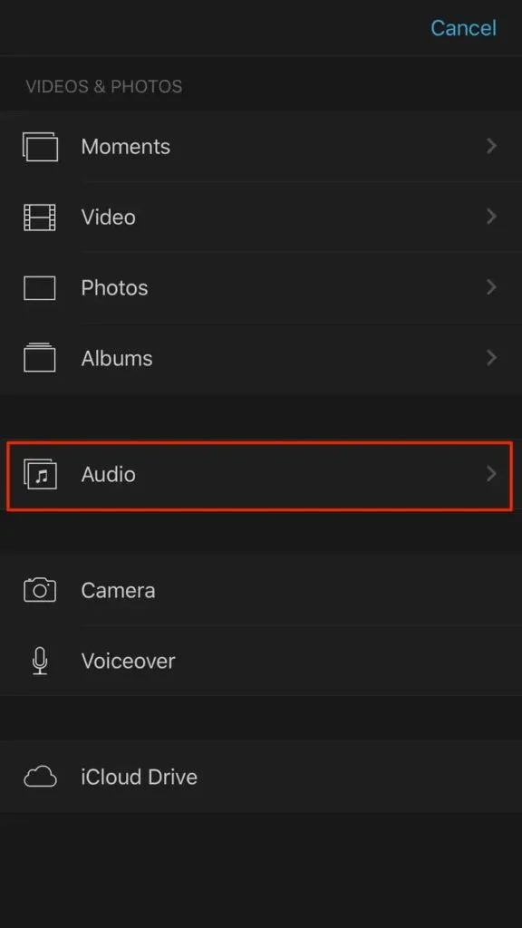 iPhone'da iMovie Uygulaması ile Bir Videoya Müzik Ekleme iPhoneda iMovie Uygulamasi ile Bir Videoya Muzik Ekleme 3 - iPhone'da iMovie Uygulaması ile Bir Videoya Müzik Ekleme