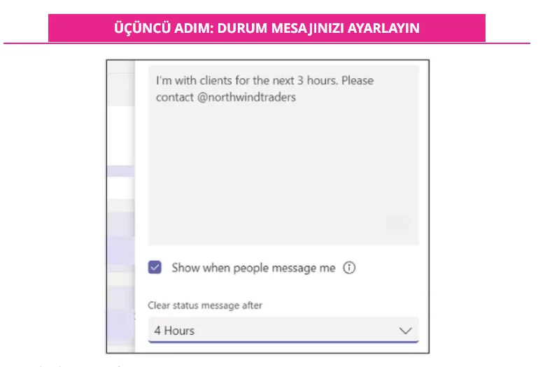 teamsresim4 - Microsoft Teams aktivite durumunuz nasıl değiştirilir?