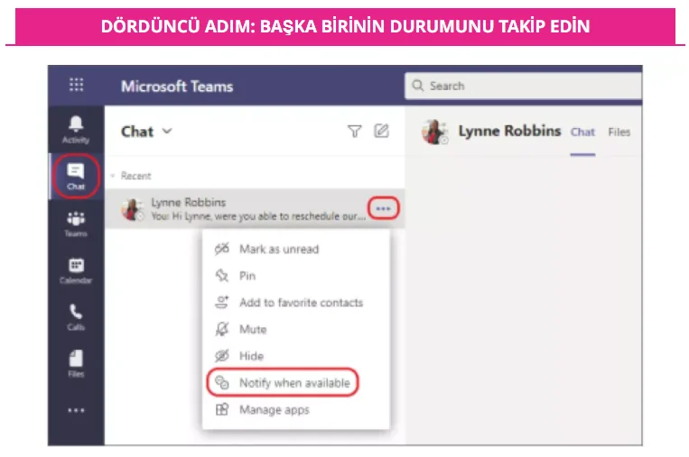 teamsresim5 1 - Microsoft Teams aktivite durumunuz nasıl değiştirilir?