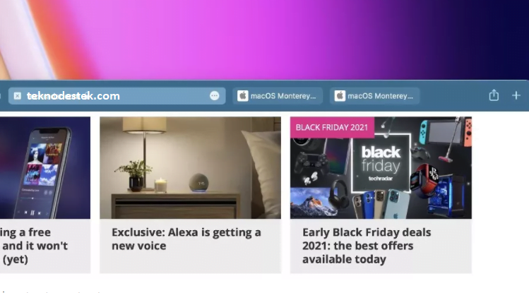 montereyresim1 - Mac OS Monterey Safari 15 tasarımını normale döndürme