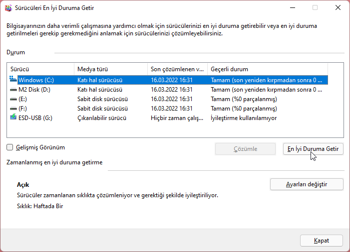 Windows 11 Ram Kullanımı Azaltma