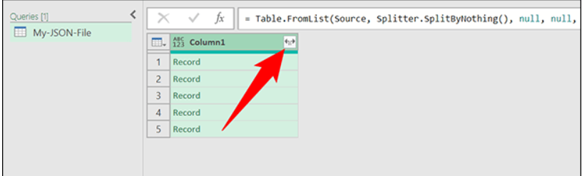 JSON Dosyasını Excel Dönüştürme