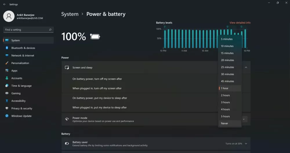 Microsoft Teams Durum Ayarları