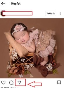 ucak1 - Instagram Paylaşımını DM Olarak gönderme