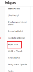 R3 KISILERI YONET - Instagram’da Sunucudan Numara Silme