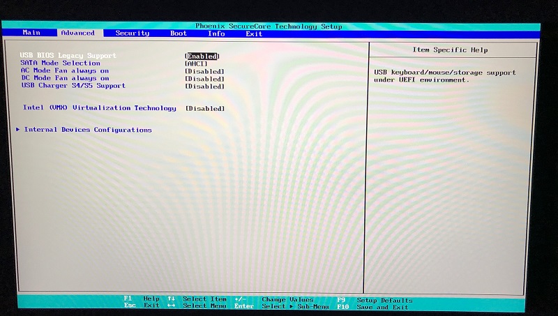 casper excalibur boot ayarlari - Casper Excalibur Windows 10 boot ayarları